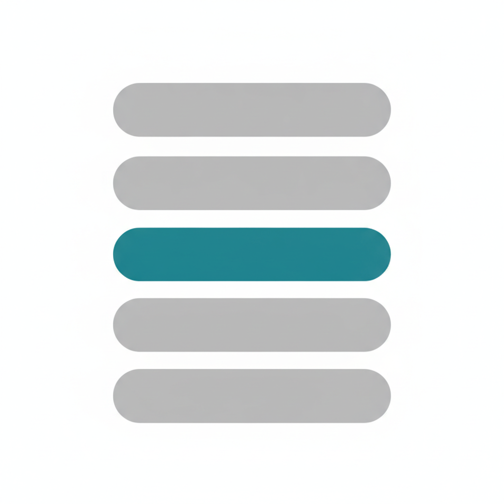 Several dimmed job listings with one teal-highlighted match standing out